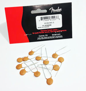 Genuine Fender Replacement Guitar Parts - Capacitors .05uF 100V 20% - 12-Pack