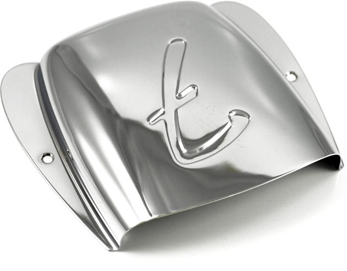 Genuine Fender Jazz/J Bass Bridge F Cover Plate - CHROME - 0010678000