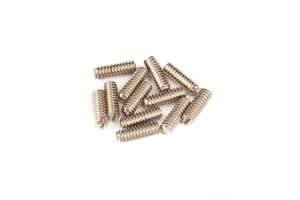 Fender American Vintage Telecaster Saddle Height Screws, Slotted, Nickel (12)