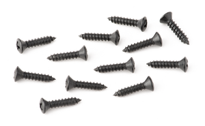 Genuine Fender Battery Cover Mounting Screws, Deluxe Series Basses, 4x1/2 Black