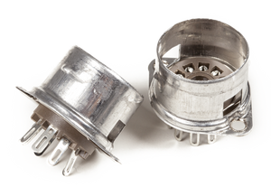 Genuine Fender Preamp Amp/Amplifier Tube Sockets, 9 Pin, Set of 2 - 002-3606-049