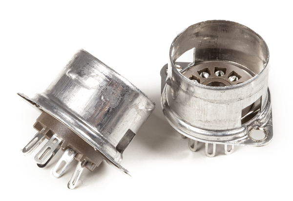 Genuine Fender Preamp Amp/Amplifier Tube Sockets, 9 Pin, Set of 2 - 002-3606-049