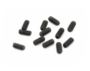 Fender American Guitar Bridge Saddle Height Adjustment Screws (1/4"), Black (12)