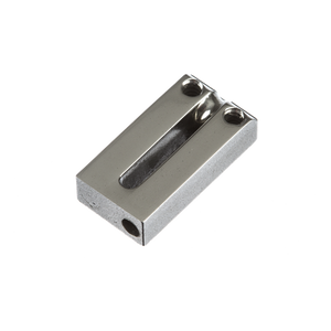 Genuine Fender American Deluxe Strat/Stratocaster Offset Saddle, Chrome