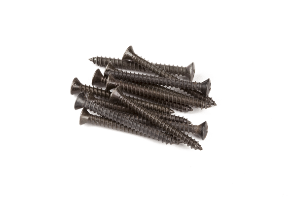 Genuine Fender Neck Mounting Screws for Showmaster/Other (8 X 1-3/4") Black (12)