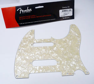 Genuine Fender Tele/Telecaster Plus/Nashville Guitar Pickguard - WHITE PEARL