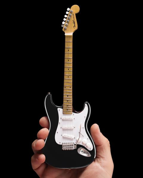 AXE HEAVEN Official Black Fender Strat Classic MINIATURE Guitar Display Gift