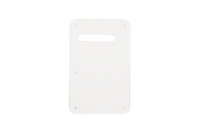 Genuine Fender Backplate for Strat/Stratocaster Guitar, Single Slot, 1-PLY WHITE