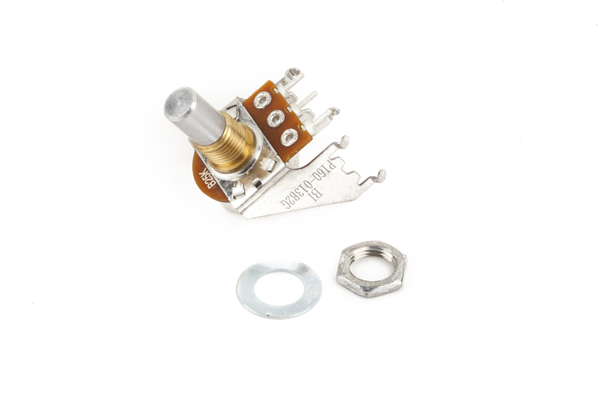 Genuine Fender 25K B Taper Linear Snap-In-Style 1/4" Solid Shaft Potentiometer