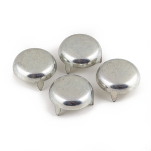 Genuine Fender Press-In Amplifier/Amp Glide Cups, Set of 4, Chrome, 0.75" Dia.