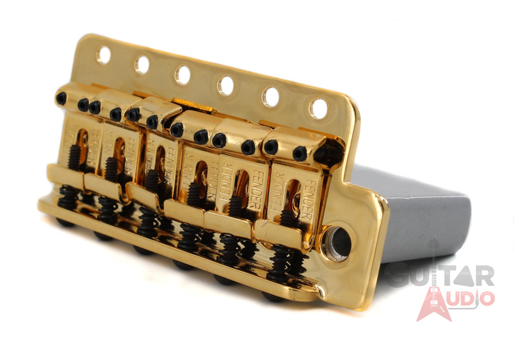 Genuine Fender MIM Classic/Highway 1 Strat Stratocaster Tremolo Bridge - GOLD