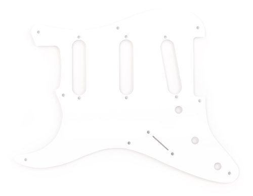 Genuine Fender Vintage '57 Stratocaster Lefty, 8-Hole, White 3-Ply Pickguard
