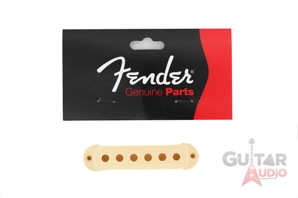 Genuine Fender Jaguar Guitar Pickup Cover - Aged White - 005-4492-049