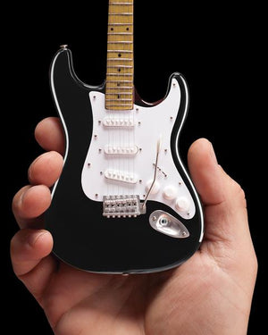 AXE HEAVEN Official Black Fender Strat Classic MINIATURE Guitar Display Gift