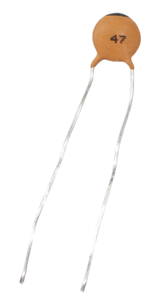 Genuine Fender Pure Vintage Bright Control Capacitor, Ceramic Disc 47pF @ 500V