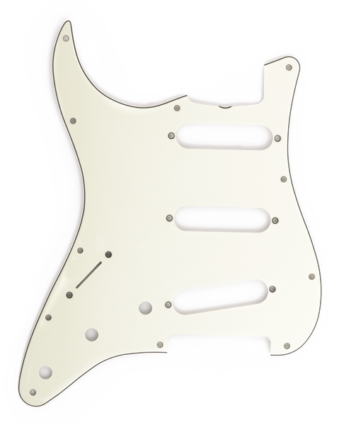 Genuine Fender LEFTY 11-Hole 60s Left-Handed Stratocaster Pickguard MINT GREEN