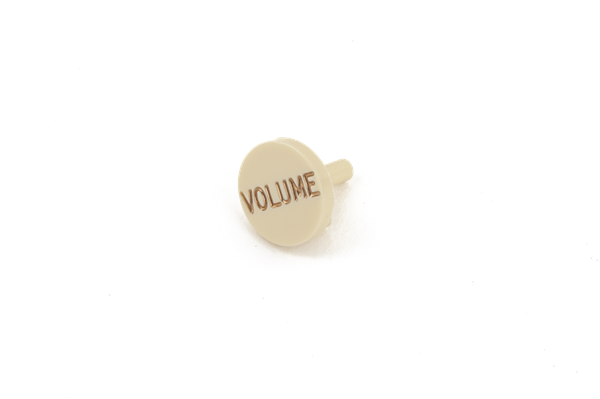 Genuine Fender Stratocaster S-1 Volume Switch Knob Cap, Aged White 005-9266-030
