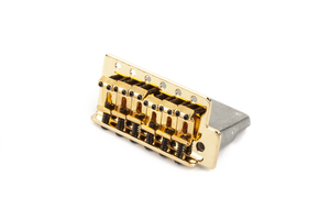 Genuine Fender Tremolo Bridge for MIM/Mexican Strat/Stratocaster Guitar - GOLD