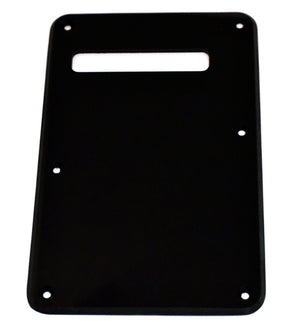 Genuine Fender American Deluxe Strat Guitar 1Ply BackPlate Tremolo Cover - BLACK
