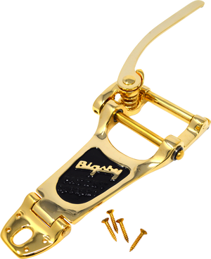 Bigsby Gretsch B7GLH Vibrato Tailpiece, Made in USA, Left-Handed, Gold