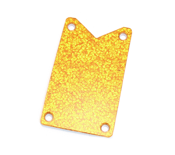 Genuine Gretsch Truss Rod Cover, Falcon Models, Gold Sparkle 006-0904-000