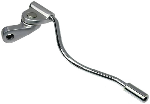 Bigsby Gretsch Chet Atkins CHROME Bigsby Guitar Vibrato Arm Handle 8" w/ Hinge