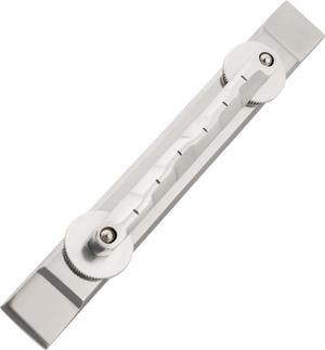 Genuine Bigsby Conventional Bridge Assembly, Plain G, Polished Aluminum