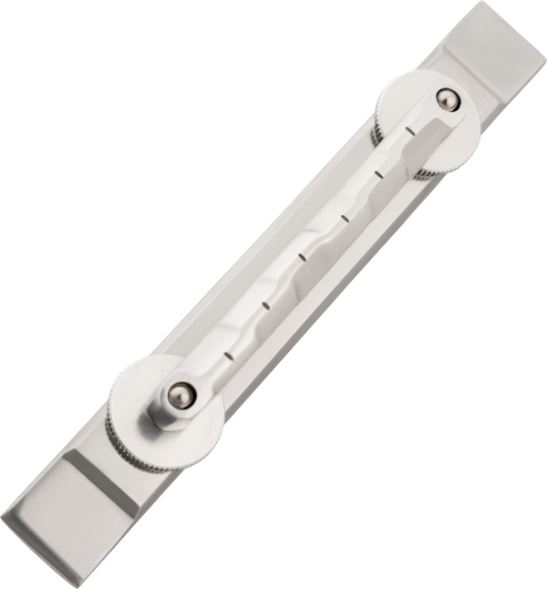 Genuine Bigsby Conventional Bridge Assembly, Plain G, Polished Aluminum