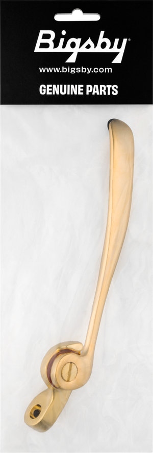 Genuine Bigsby Handle Assembly, Flat Vintage, Non-Fixed, Gold