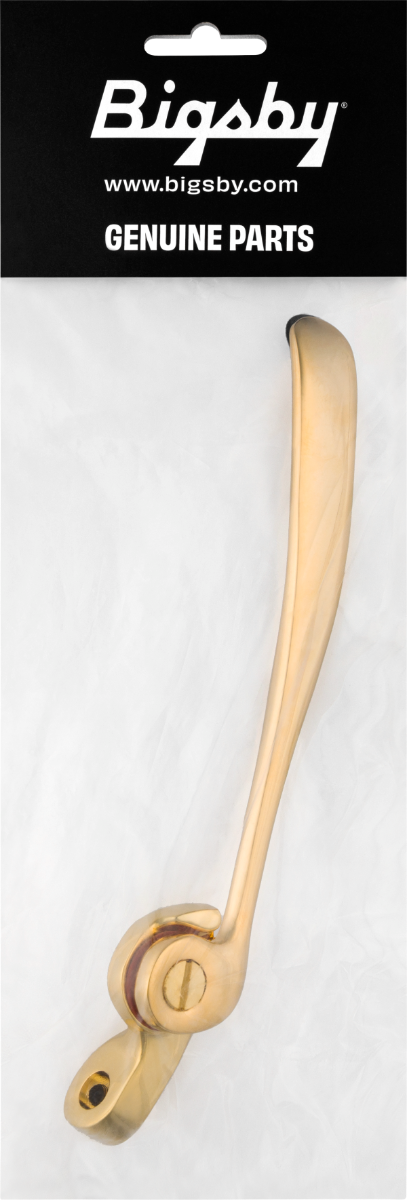 Genuine Bigsby Handle Assembly, Flat Vintage, Non-Fixed, Gold