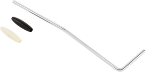 Genuine Fender Player Jaguar/Jazzmaster Tremolo Arm, Chrome w/Black White Tips