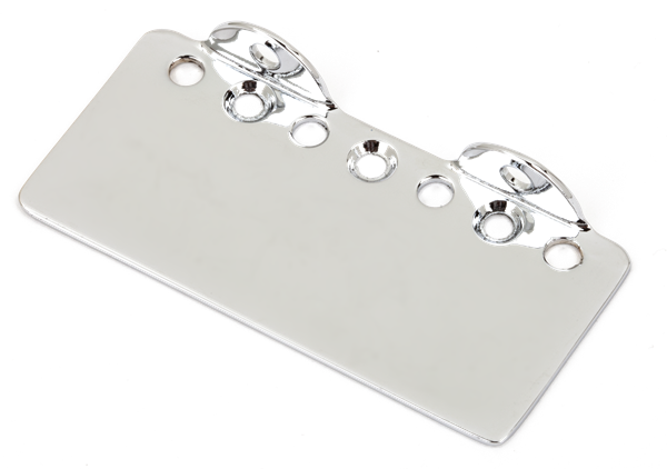 Genuine Fender 2-saddle SCPB/'51 P/70s Telecaster Bass Chrome Bridge Plate