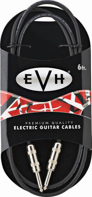 EVH Eddie Van Halen Series Premium Electric Guitar Cable, Straight Ends, 6' ft.