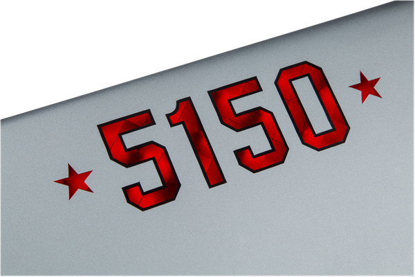 Official 5150 Red Holographic Prism Guitar Decal Sticker Set EVH Eddie Van Halen