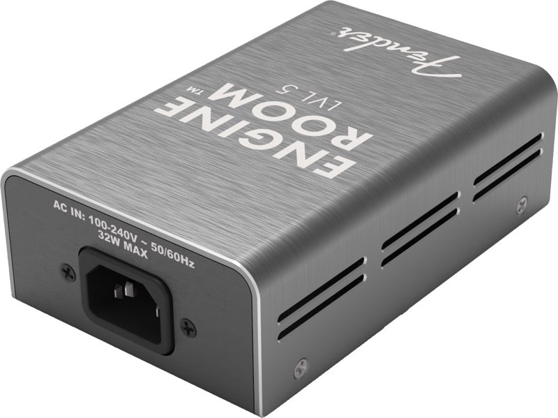 Fender Engine Room LVL5 Multi-Pedal Power Supply, 9Vdc at 500mA, 120V