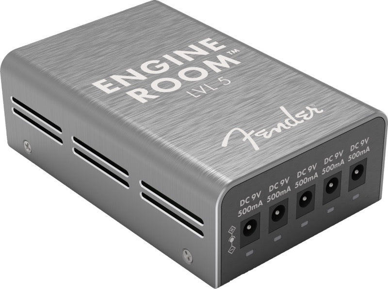 Fender Engine Room LVL5 Multi-Pedal Power Supply, 9Vdc at 500mA, 120V