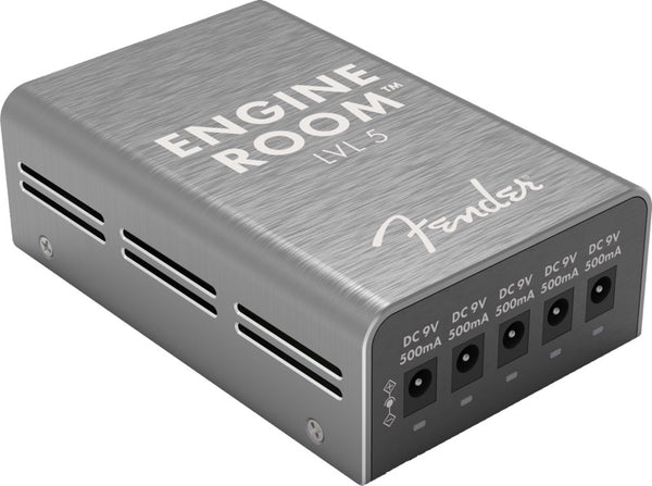 Fender Engine Room LVL5 Multi-Pedal Power Supply, 9Vdc at 500mA, 120V