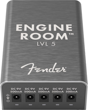 Fender Engine Room LVL5 Multi-Pedal Power Supply, 9Vdc at 500mA, 120V
