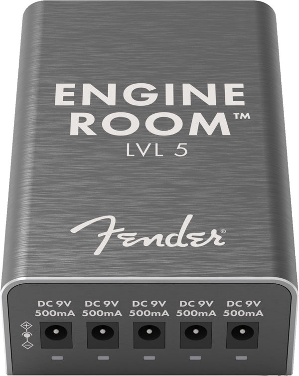 Fender Engine Room LVL5 Multi-Pedal Power Supply, 9Vdc at 500mA, 120V