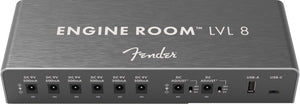 Fender Engine Room LVL8 Multi-Pedal Power Supply, 9Vdc at 500mA, 120V