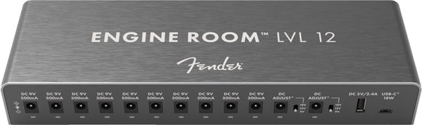 Fender Engine Room LVL12 Multi-Pedal Power Supply, 9v/12v/18v, 120V