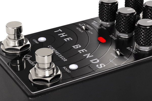Fender The Bends Compressor V2 Electric Guitar Effects Stomp-Box Pedal