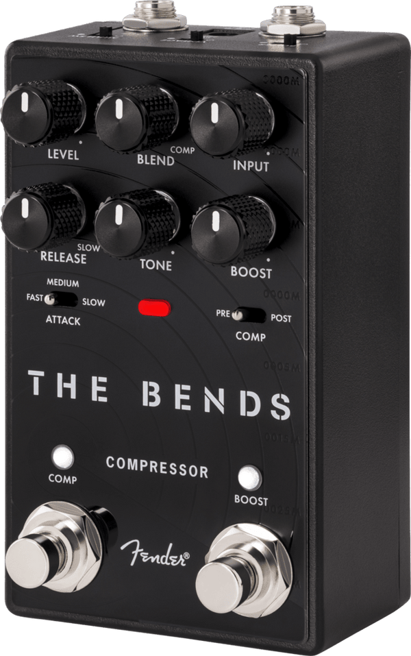Fender The Bends Compressor V2 Electric Guitar Effects Stomp-Box Pedal
