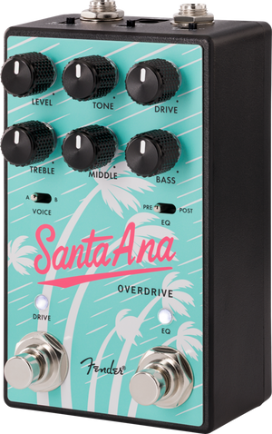 Fender Santa Ana Overdrive V2 Electric Guitar Effects Stomp-Box Pedal
