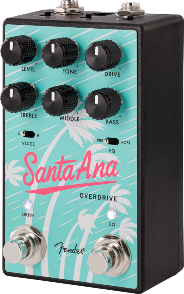 Fender Santa Ana Overdrive V2 Electric Guitar Effects Stomp-Box Pedal