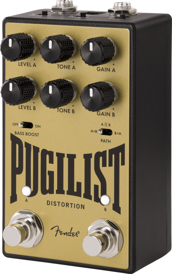 Fender Pugilist Distortion V2 Electric Guitar Stomp Box Effects Pedal