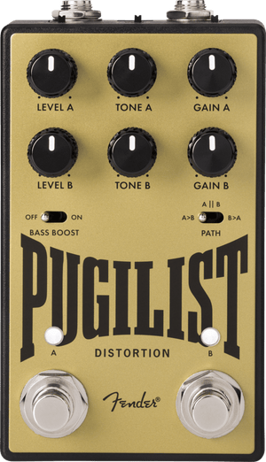 Fender Pugilist Distortion V2 Electric Guitar Stomp Box Effects Pedal