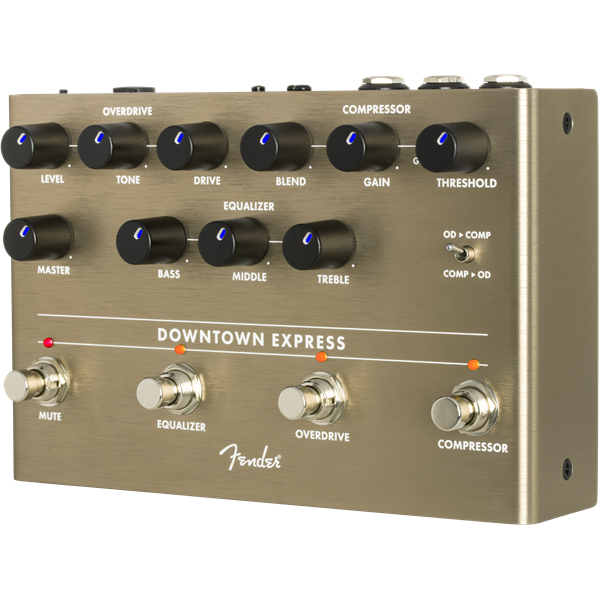 Fender Downtown Express BASS Guitar Multi Effects Stomp Box Pedal