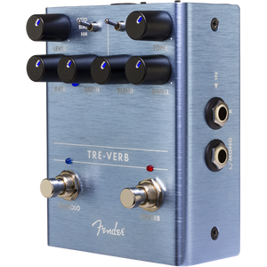 Genuine Fender "Tre-Verb" Tremolo/Reverb Guitar Effect Stomp Box Pedal