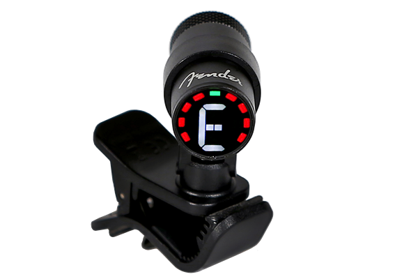 Genuine Fender BULLET Clip-On Chromatic Headstock Guitar/Bass/Instrument Tuner